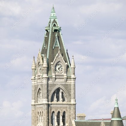 church building and roof
